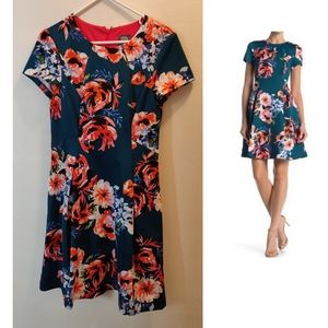 Vince Camuto Floral Fit & Flare Dress